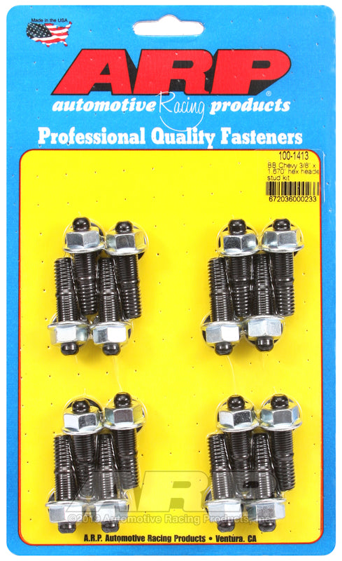 ARP BB Chevy 3/8 x 1.670" hex header stud kit
