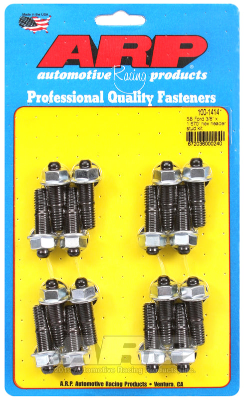 ARP SB Ford 3/8 x 1.670" hex header stud kit