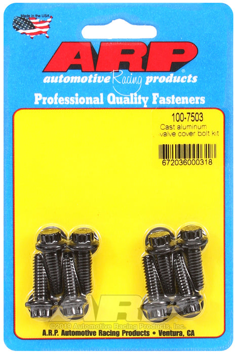 ARP Cast aluminum 12pt valve cover bolt kit