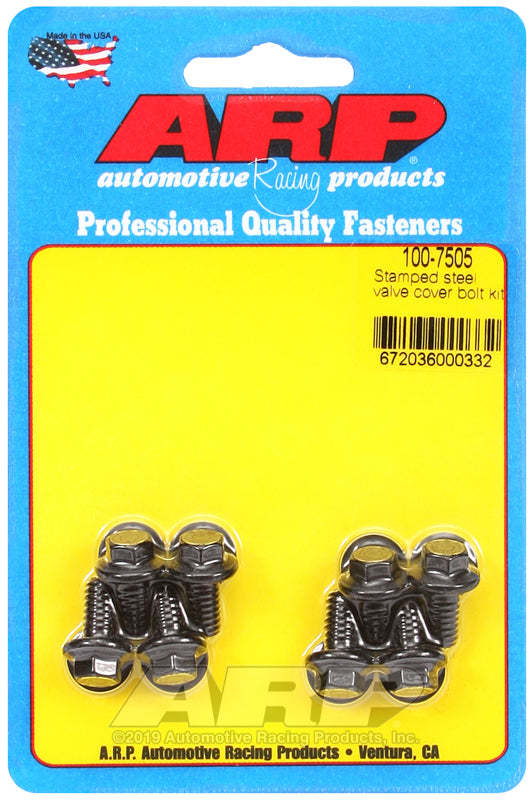 ARP Stamped steel hex valve cover bolt kit