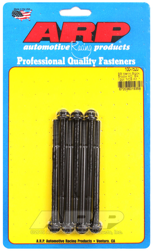 ARP Merlin block, Brodix head BB 12pt valve cover bolt kit