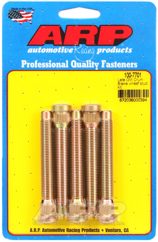 ARP Late GM drum brake wheel stud kit