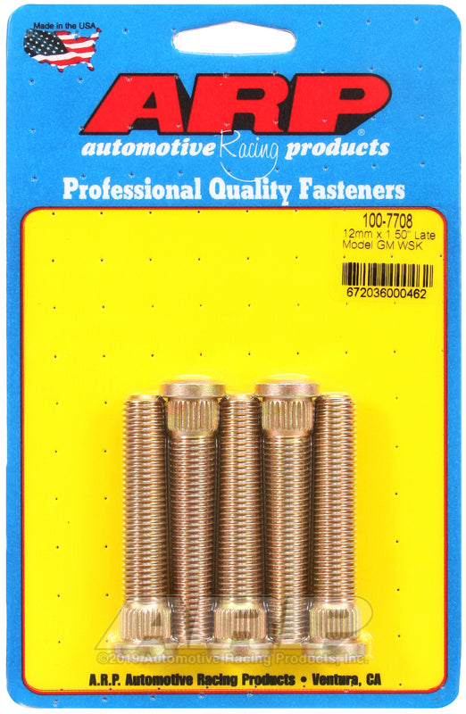 ARP Late model GM M12 X 1.50" wheel stud kit