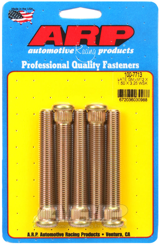 ARP Late model GM, Camaro, Firebird, Corvette M12 X 1.50" wheel stud kit