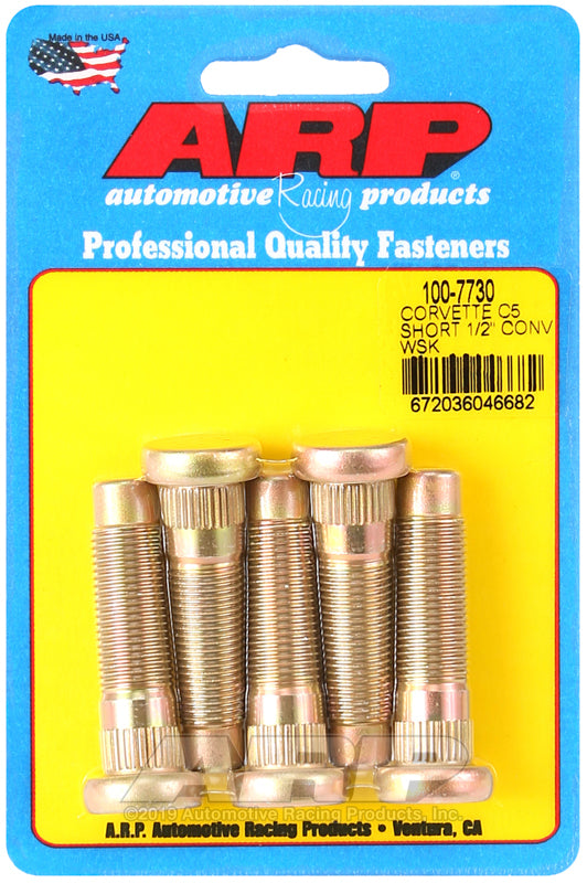 ARP Corvette C5 short 1/2 conv wheel stud kit