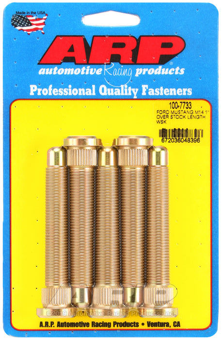 ARP Ford Mustang 2015 M14  1" over stock length wheel stud kit