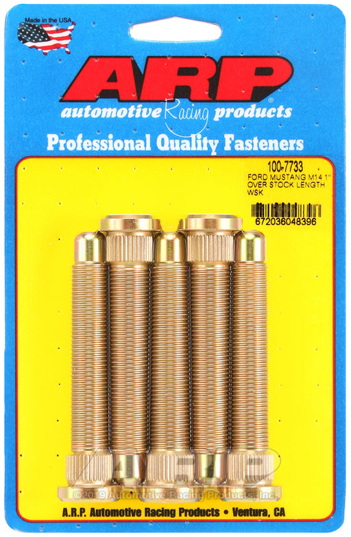 ARP Ford Mustang 2015 M14  1" over stock length wheel stud kit