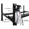 Atlas ALI Certified APEX 8 4-Post Lift + RJ35 Sliding Jacks Combo