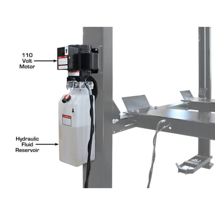 Atlas APEX9 ALI Certified Hobbyist 9,000 lb. Capacity 4-Post Lift - Mechanic Super Store