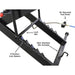 Atlas ACL Air Operated 1,000 lb Capacity Motorcycle Lift with Roller Plate - Mechanic Super Store