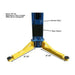 Atlas PV12PX Commercial Grade Overhead 12,000 lb. Capacity 2-Post Auitomotive Lift - Mechanic Super Store