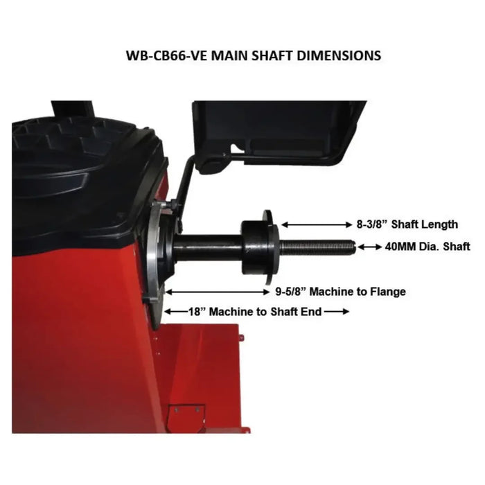 Valor WB-CB66-VE Wheel Balancer - Mechanic Super Store