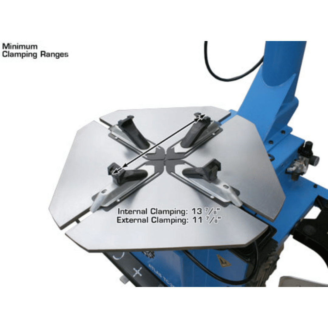 Atlas TC289 Extra Large Rim-Clamp Tire Changer with Beadblaster