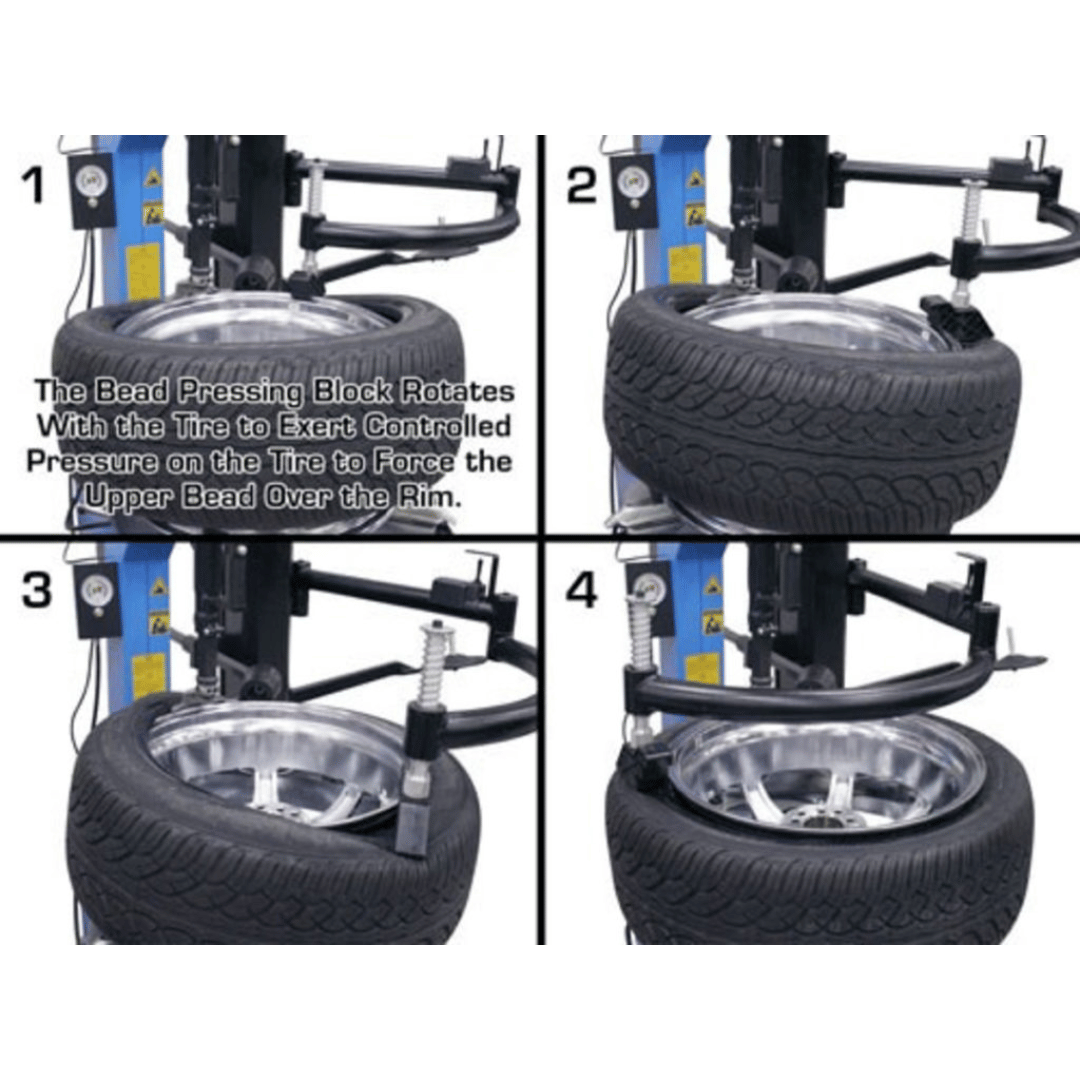 Atlas TC755EZ Tire Changer + WB49-2 Wheel Balancer Combo Package