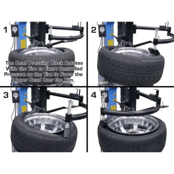 Atlas TC755EZ Tire Changer + WB49-2 Wheel Balancer Combo Package - Mechanic Super Store
