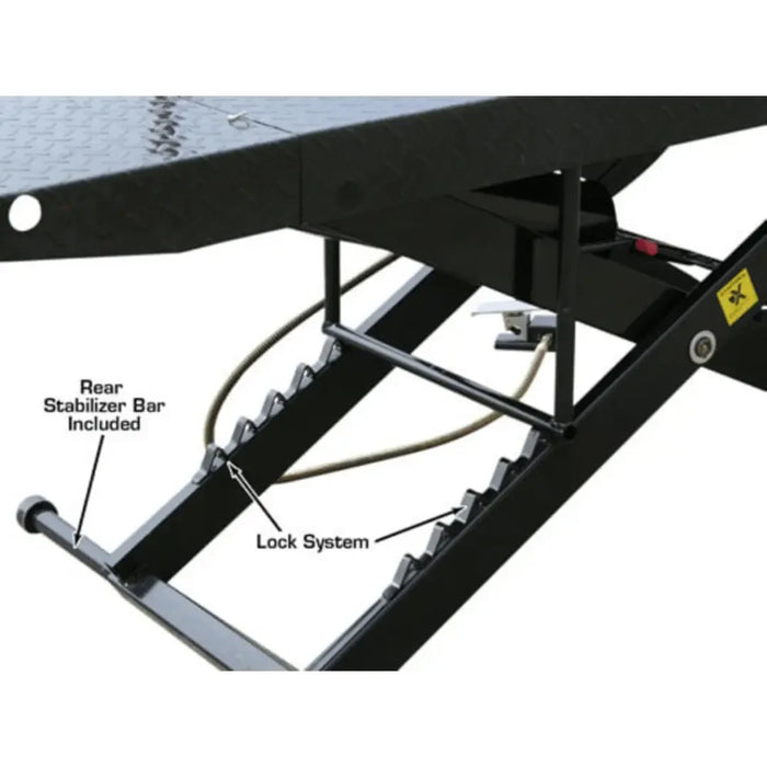 Motorcycle Lift | Atlas Cyclelift Air Operated 1,000 lb Capacity - Mechanic Super Store
