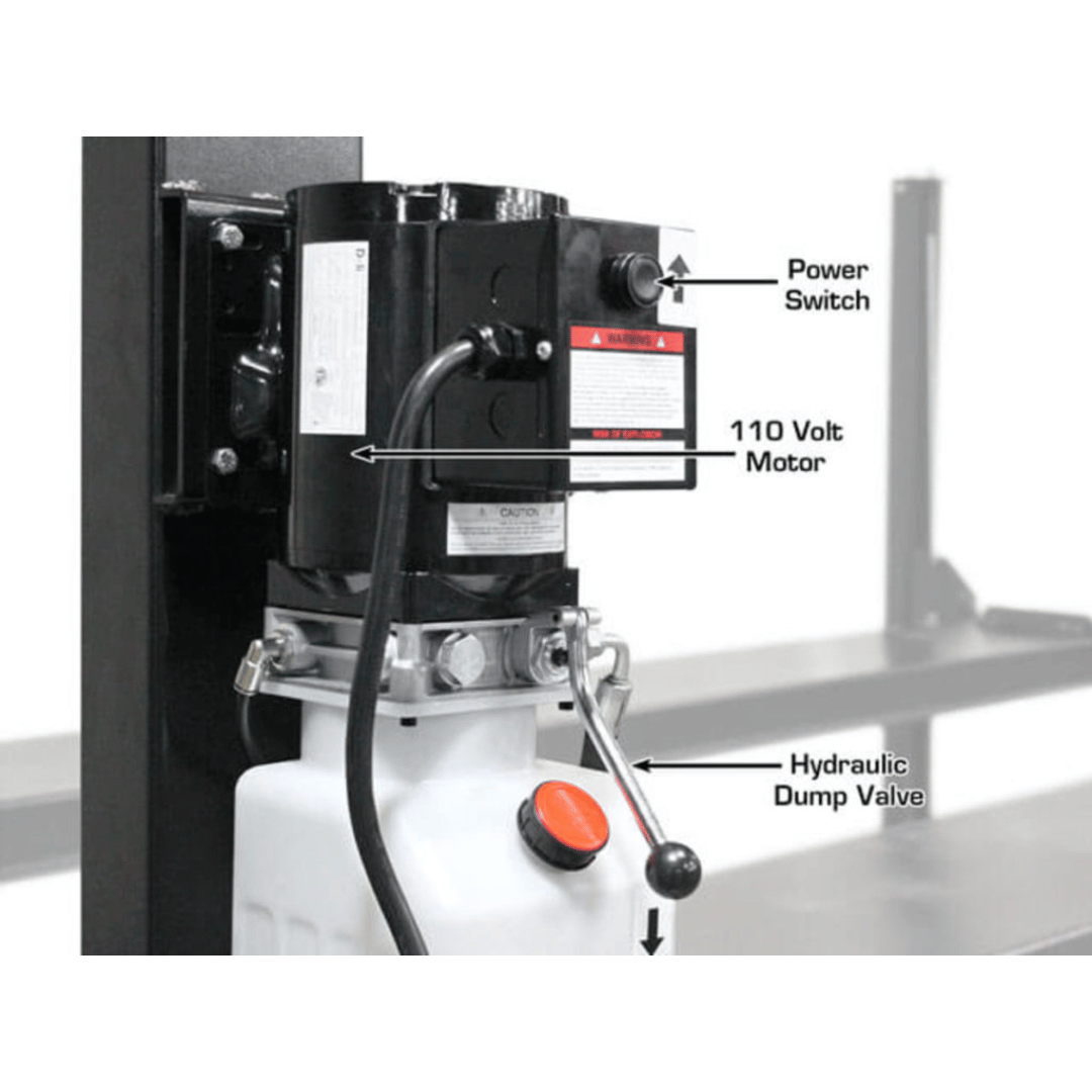 Atlas ALI Certified APEX 8 4-Post Lift + RJ35 Sliding Jacks Combo