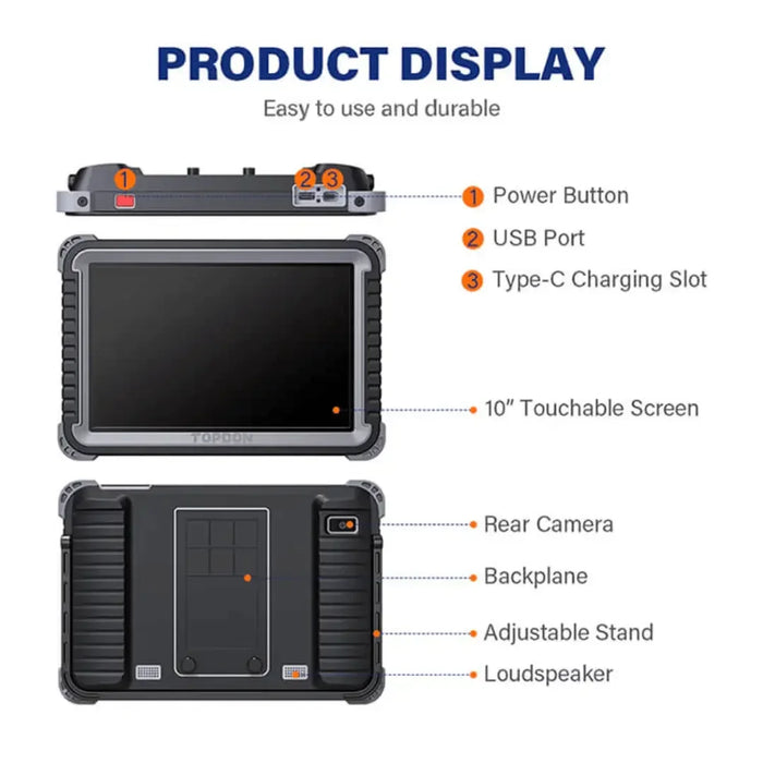 TOPDON USA Phoenix Plus Advanced Intelligent Diagnostic Scan Tool - Mechanic Super Store