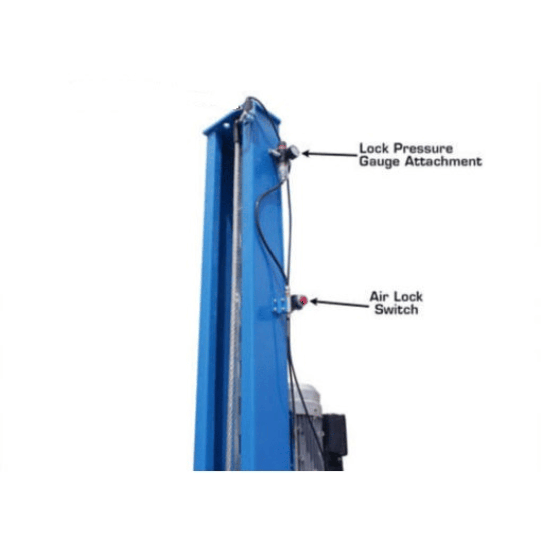Atlas 412 12,000 lb Commercial  4-Post Lift + RJ6 Jacks Combo