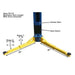 Atlas PV12PX Commercial Grade Overhead 12,000 lb. Capacity 2-Post Auitomotive Lift - Mechanic Super Store