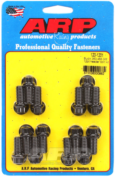 ARP Buick 350-455 3/8" 12pt header bolt kit