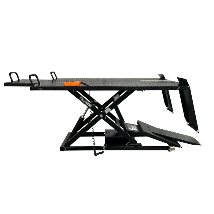 iDEAL U-2200IEH-XR-BLK Electric / Hydraulic UTV Lift Bench - Mechanic Super Store
