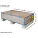 Atlas 414 14,000 lb Commercial 4-Post Lift + RJ8 Rolling Bridge Jacks Combo - Mechanic Super Store