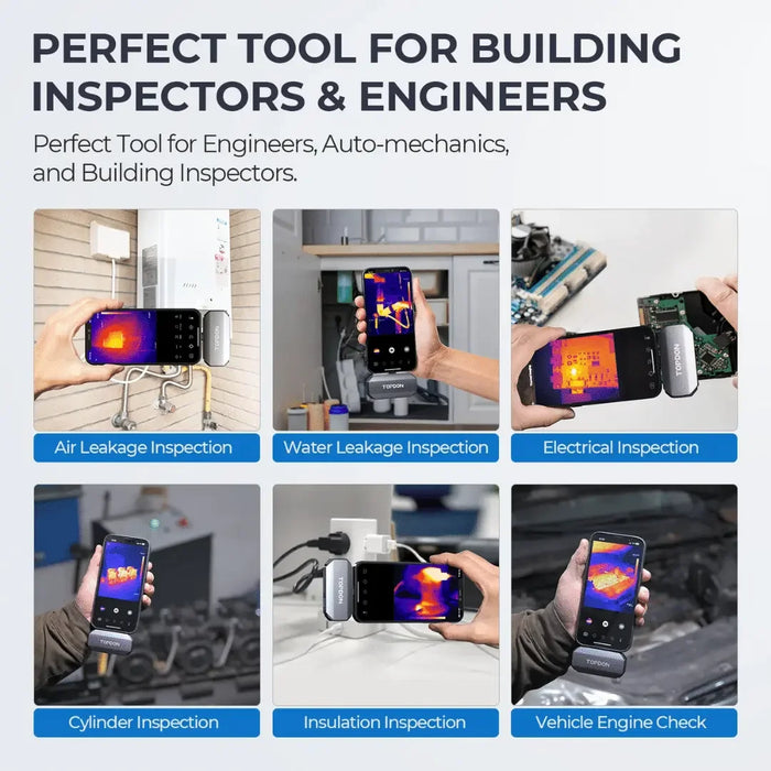 Topdon USA TC002 (iOS Devices) Portable Thermal Imaging Camera - Mechanic Super Store