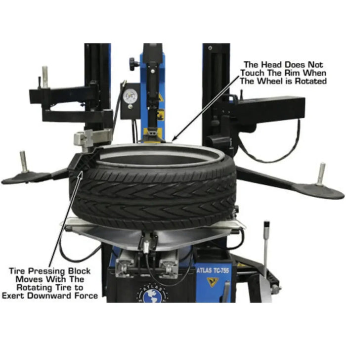 Atlas TC755 Tire Changer with Dual Arms - Mechanic Super Store