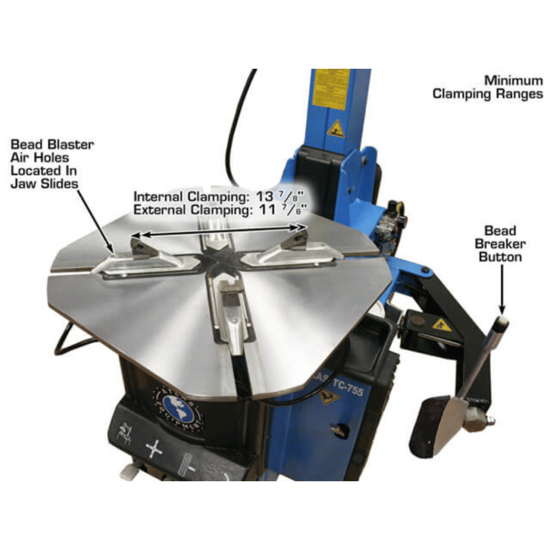 Atlas TC755 Tire Changer + WB49-2 Wheel Balancer Combo Package