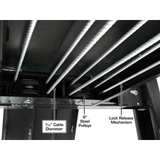 Atlas ALI Certified APEX9 4-Post Lift + RJ6 Rolling Bridge Jacks Combo