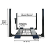 Atlas Garage PRO9000 4 Post Lift + RJ6 Rolling Jacks Combo