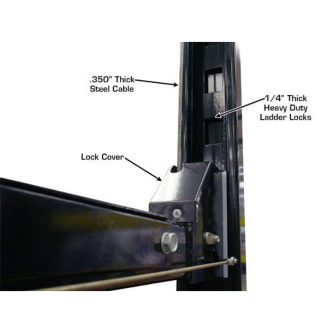 Atlas Garage PRO8000EXT 4 Post Lift + RJ35 Sliding Jacks Combo