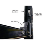 Atlas Garage PRO8000EXT 4 Post Lift + RJ35 Sliding Jacks Combo