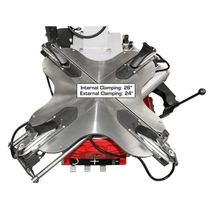 Atlas Platinum PTC300 Rim-Clamp Tire Changer with Assist Arm - Mechanic Super Store
