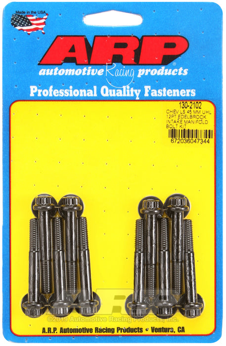 ARP Chevy LS 45mm UHL 12pt Edelbrock intake manifold bolt kit