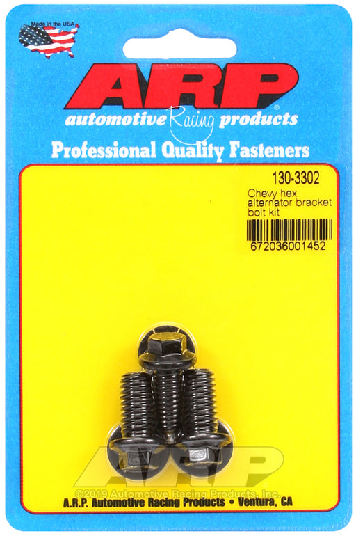 ARP Chevy hex alternator bracket bolt kit