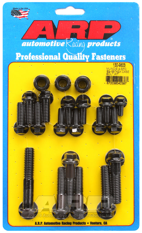 ARP Muncie 4-spd '63-'68 hex trans case bolt kit