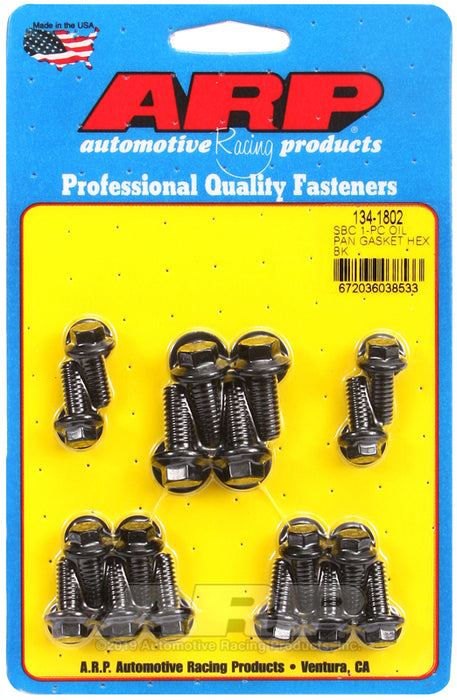 ARP SB Chevy 1-pc oil pan gasket hex bolt kit