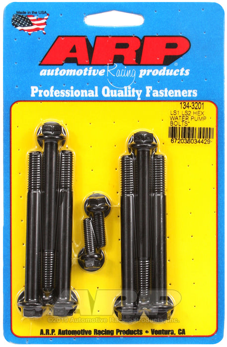 ARP LS1 LS2 hex water pump bolts w/thermostat housing bolts kit