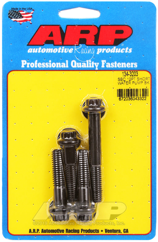 ARP SB Chevy 12pt short water pump bolt kit