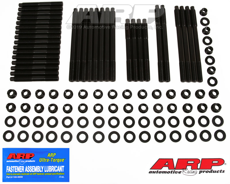 ARP SBC w/Brdx,Rdck alm blck, 12/18° WT/Clone Brdx hd 3/8 ctr blt holes hsk
