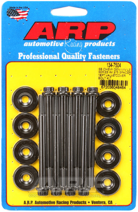 ARP SB Chevy GENIII/IV LS Series w/.375 spacer 12pt valve cover bolt kit