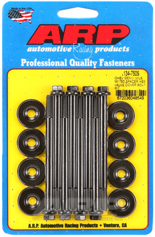 ARP SB Chevy GENIII IV/LS w/.750 spacer hex valve cover bolt kit