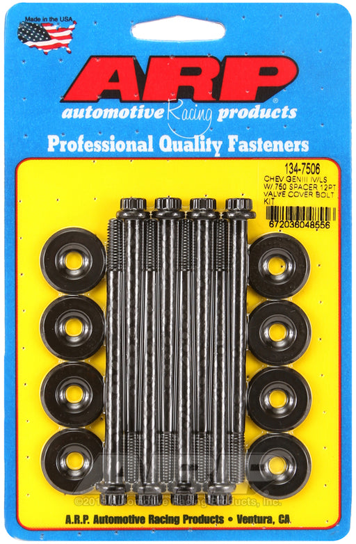 ARP SB Chevy GENIII IV/LS w/.750 spacer 12pt valve cover bolt kit