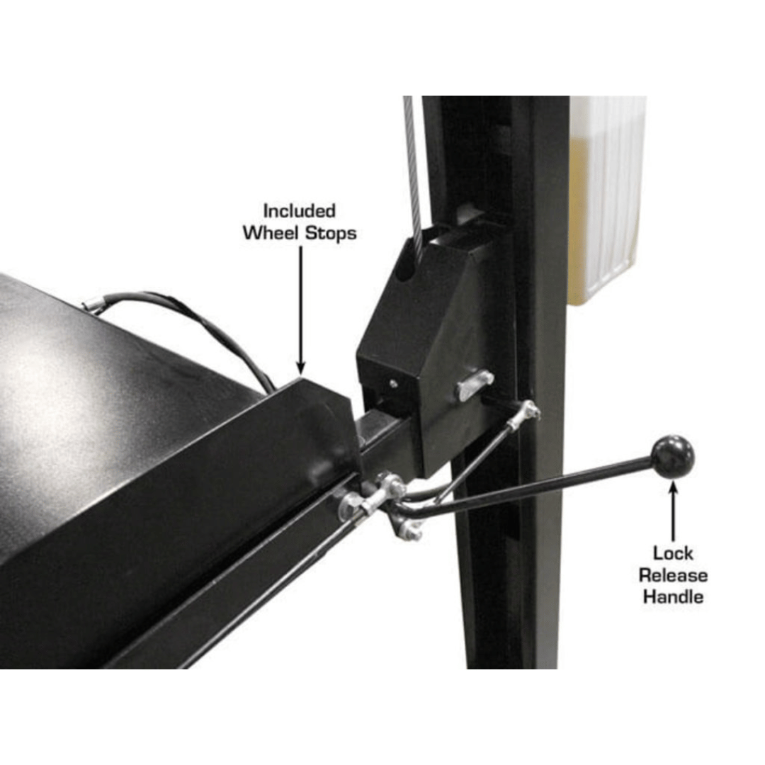 Atlas ALI Certified APEX 8 4-Post Lift + RJ35 Sliding Jacks Combo