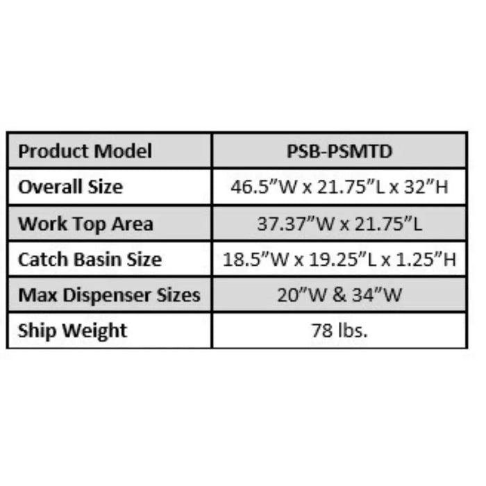 iDEAL PSB-PSValor Paint Storage Mixing Table & Dispenser - Mechanic Super Store