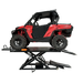 iDEAL U-2200IEH-XR-BLK Electric / Hydraulic UTV Lift Bench - Mechanic Super Store