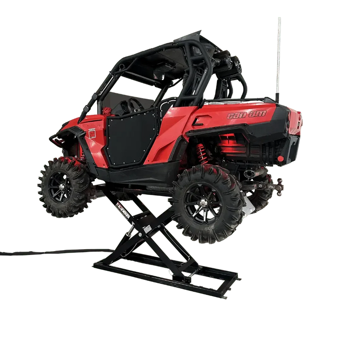 iDEAL UF-2500EH-X-BLK Electric / Hydraulic UTV Frame Lift - Mechanic Super Store
