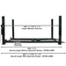 Atlas Garage PRO9000 4 Post Lift + RJ35 Sliding Jacks Combo - Mechanic Super Store